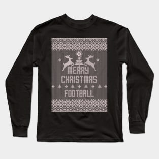 Merry Christmas FOOTBALL Long Sleeve T-Shirt